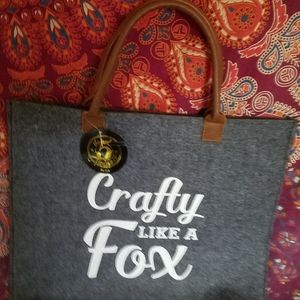 Crafty Like a Fox Tote Bag